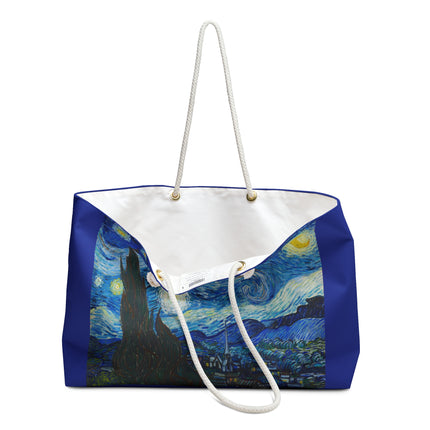The Starry Night by Vincent Van Gogh Weekender Bag