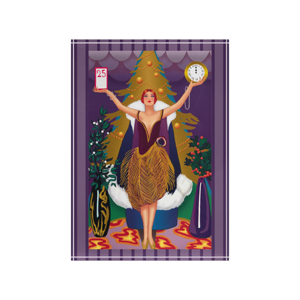 Countdown to Christmas Elegance Scented Acrylic Art Block