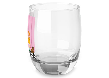 Easter Joy in Deco Hues Whiskey Glass
