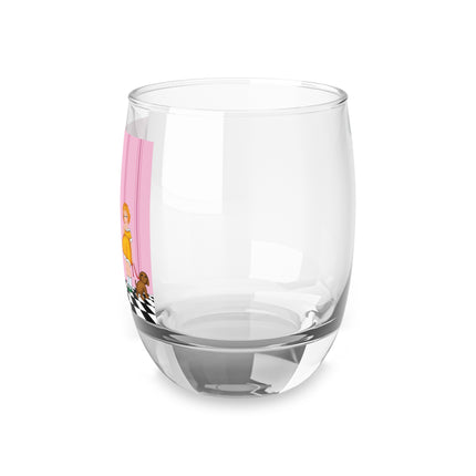 Easter Joy in Deco Hues Whiskey Glass