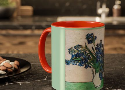 Irises by Vincent Van Gogh Colorful Mugs (11oz, 15oz)