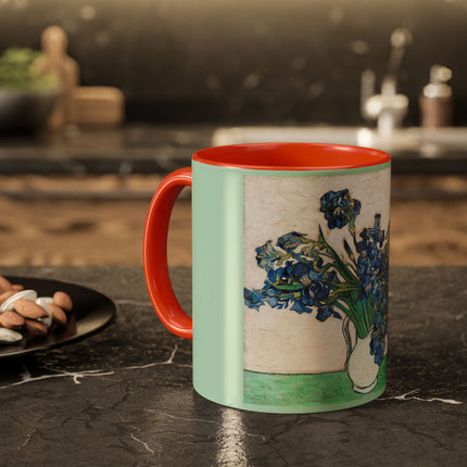 Irises by Vincent Van Gogh Colorful Mugs (11oz, 15oz)