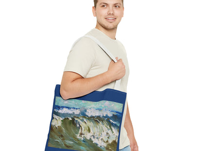 The Wave by Karl Hagemeister Tote Bag (AOP)