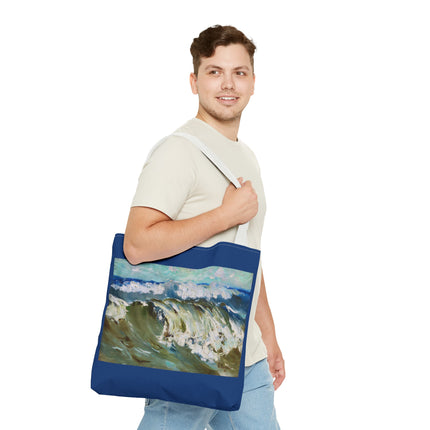 The Wave by Karl Hagemeister Tote Bag (AOP)