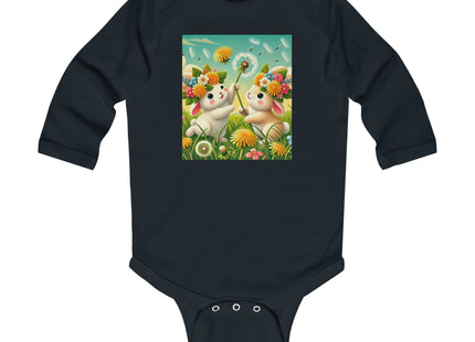 Springtime Bunny Friends Infant Long Sleeve Bodysuit