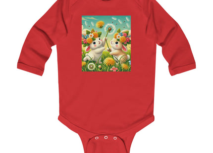 Springtime Bunny Friends Infant Long Sleeve Bodysuit