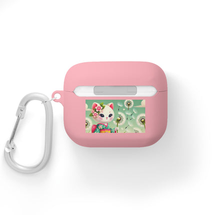 Geisha Kitten and the Dandelion Wish AirPods and AirPods Pro Case
