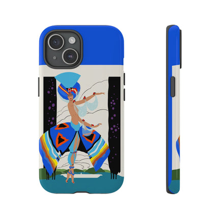 Exotic Dancer Phone Case – Vibrant Performance & Art Deco Flair