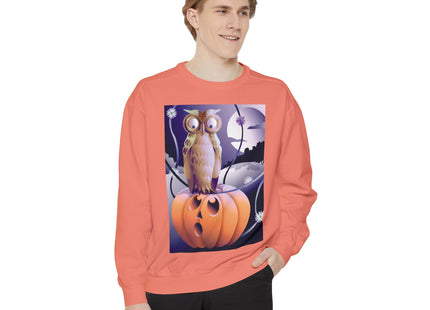 The Startled Pumpkin Unisex Garment-Dyed Sweatshirt
