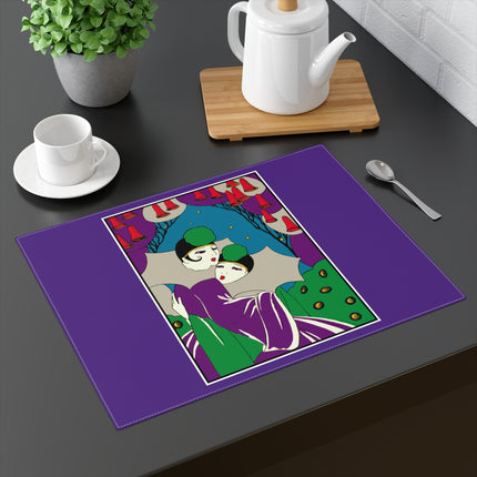 Two Pierrots Placemat, 1pc
