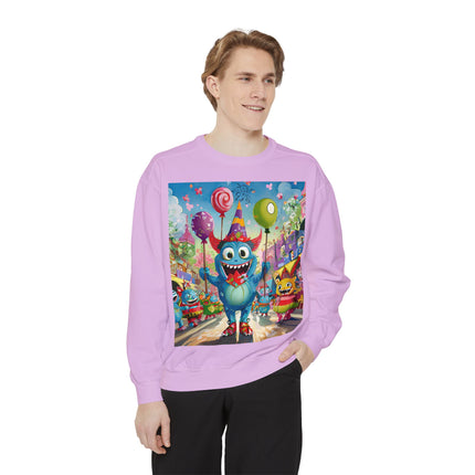 Monster Parade Madness Unisex Garment-Dyed Sweatshirt
