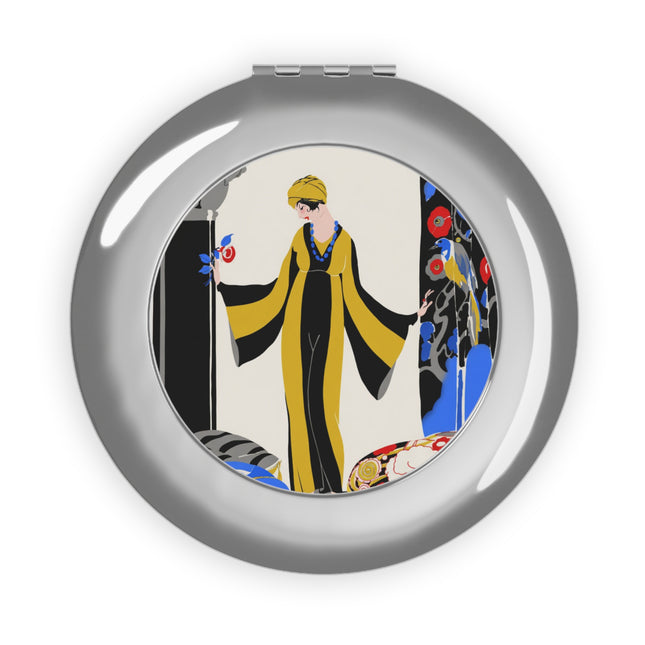Art Deco Flapper Compact Mirror – Elegant Glamour & Timeless Style