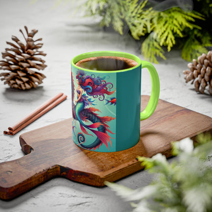 Mermaid & Sea Dragon Mug – Ocean Guardian & Mythic Beauty
