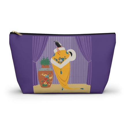 Golden Robe Cosmetic Bag – Elegant Drama & Timeless Sophistication
