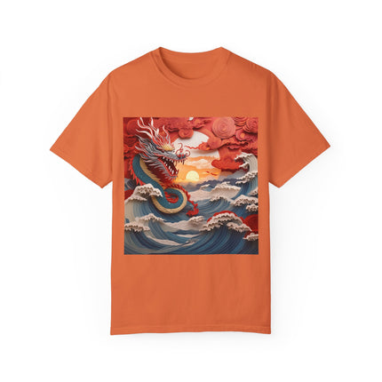 Emergence of the Dragon Unisex Garment-Dyed T-shirt
