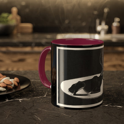 “Goat” (“Blesbok”) by Samuel Jessurun de Mesquita Colorful Mugs, 11oz