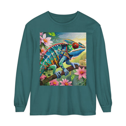 Camouflage Chameleon Long Sleeve T-Shirt
