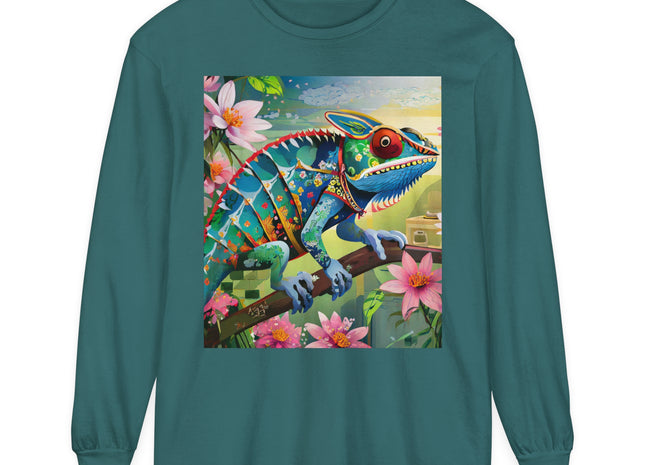 Camouflage Chameleon Long Sleeve T-Shirt