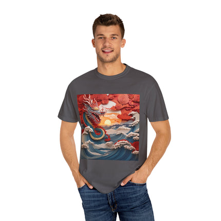Emergence of the Dragon Unisex Garment-Dyed T-shirt