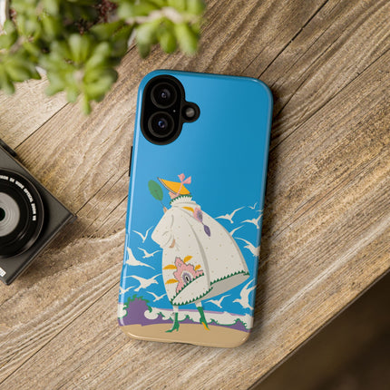 Seaside Wanderer Phone Case – Whimsical Charm & Coastal Delight