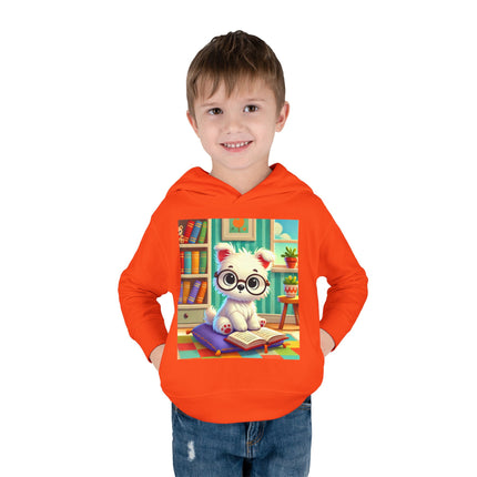 Little Scholar Pup Toddler Pullover Fleece Hoodie