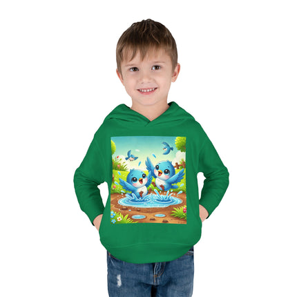 Bluebird Playtime Toddler Pullover Fleece Hoodie