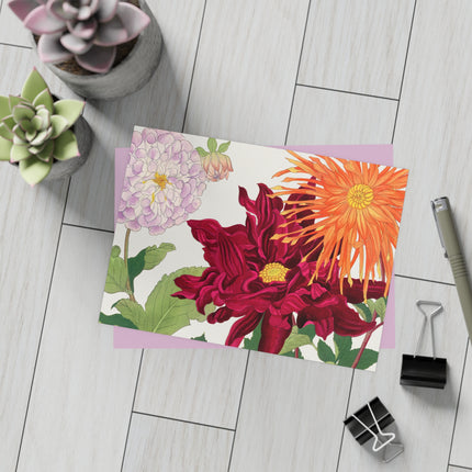 Dahlia by Tanigami Kônan Postcards (envelopes included) - Bundles of 10, 30, 50 Pieces