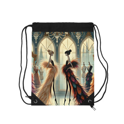The Couture & Wings Drawstring Bag – Fairy Fashion & Enchanted Glamour