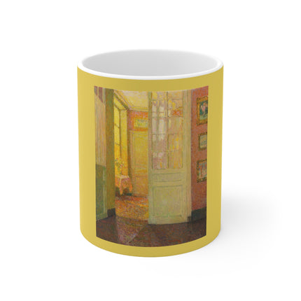 Interior, Window Light by Henri Le Sidaner Ceramic Mug 11oz