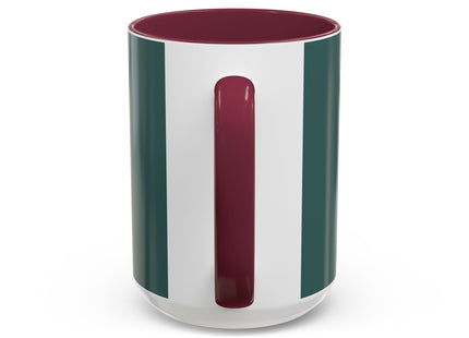 Candy Cane Timekeeper Bunny Colorful Mugs (11oz, 15oz)