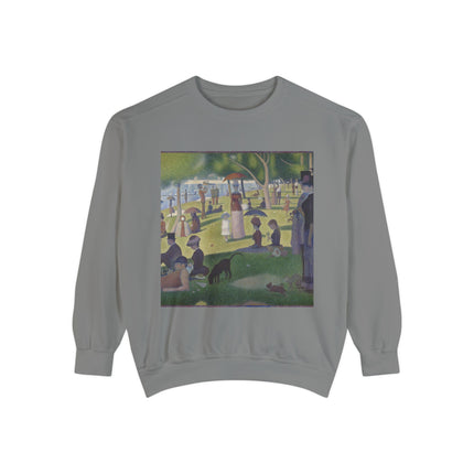 A Sunday on La Grande Jatte by Georges Seurat Unisex Garment-Dyed Sweatshirt