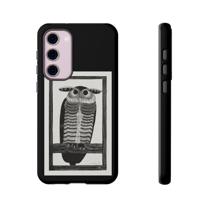 Horned Owl by Samuel Jessurun de Mesquita Phone Cases