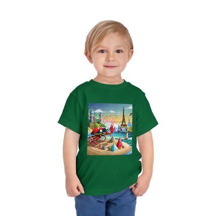 Crab Architect Toddler Short Sleeve Tee