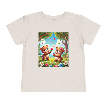 Teddy Bear Friendship Toddler Short Sleeve Tee