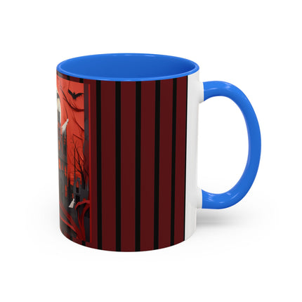 Halloween Night Scene Colorful Mugs (11oz, 15oz)