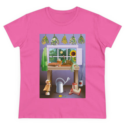 A Gardener's Haven Women's Midweight Cotton Tee