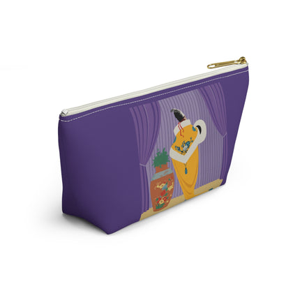Golden Robe Cosmetic Bag – Elegant Drama & Timeless Sophistication