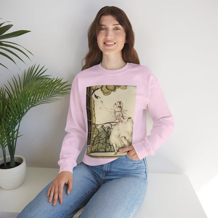 Sur talons rouges (On Red Heels) pl 02 by Gerda Wegener Heavy Blend™ Crewneck Sweatshirt