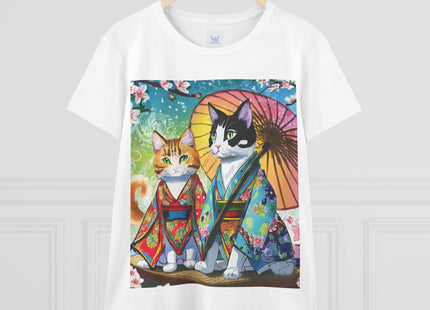 Kimono Kitties Cotton Tee
