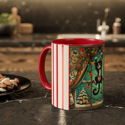 Mischief in Tinselland Colorful Mugs (11oz, 15oz)