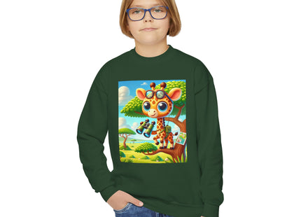 Giraffe Lookout Youth Crewneck Sweatshirt