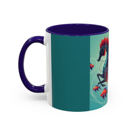 Mermaid & Sea Dragon Mug – Ocean Guardian & Mythic Beauty