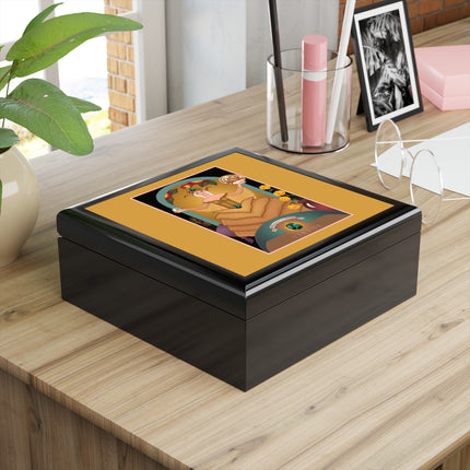 June & Pearl, Alexandrite (from the Gem Series) by Sofia Chiostri Jewelry Box