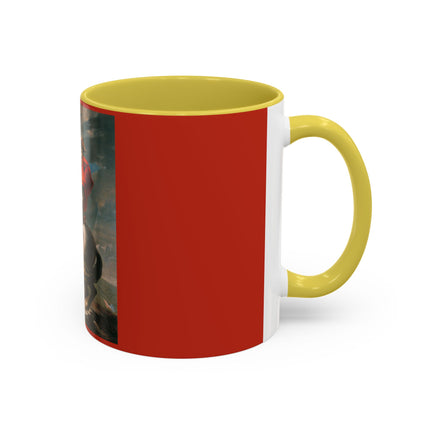 Napoleon Crossing the Alps by Jacques-Louis David Colorful Mugs (11oz, 15oz)