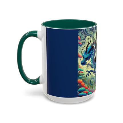Mystic Guardian of the Sky Light Colorful Mugs (11oz, 15oz)