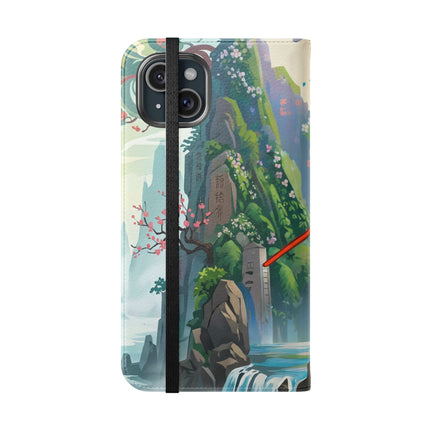 🐘⚔️ Cyberpunk Elephant Samurai Flip Case – Ancient Wisdom & Neon Power