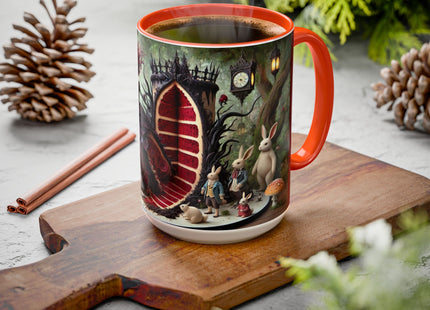 Malice in Wonderland – Gothic Halloween Colorful Mugs (11oz, 15oz)
