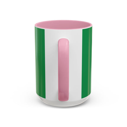 🍀🎄 The Emerald Holly Christmas Colorful Mug – Art Deco Holiday Elegance