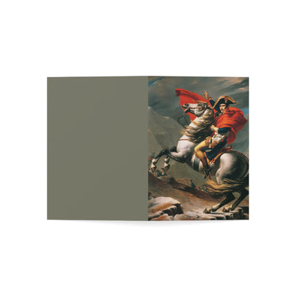 Napoleon Crossing the Alps by Jacques-Louis David Greeting Cards (1, 10, 30, and 50pcs)