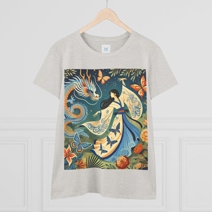 Fairy Waltz in the Butterfly Garden Cotton Tee